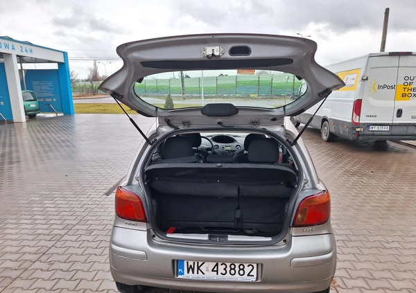 Toyota Yaris cena 7900 przebieg: 298000, rok produkcji 2005 z Brodnica małe 781